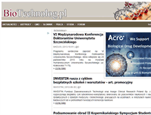 Tablet Screenshot of biotechnolog.pl